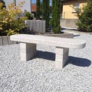 Banc droit granito 1.35m